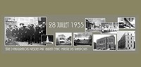 28 juillet 1935 inauguration d`un pavillon de l`enfance, d`un hôpital-hospice, d`un collège et une école primaire supérieure, un parc public 